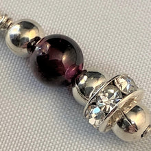 Load image into Gallery viewer, White Zircon and Red Garnet Earrings with Nickel Free Argentium Ear Wires
