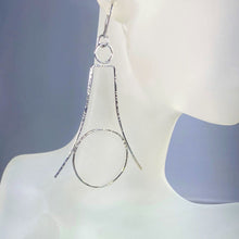 Load image into Gallery viewer, Argentium Sterling Silver &quot;Big Ass&quot; Earrings
