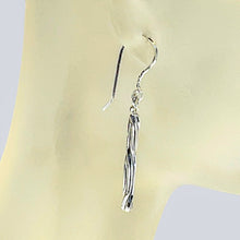 Load image into Gallery viewer, Sterling Silver Earrings that Sparkle as They Dangle
