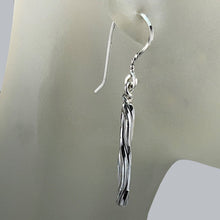 Load image into Gallery viewer, Sterling Silver Earrings that Sparkle as They Dangle
