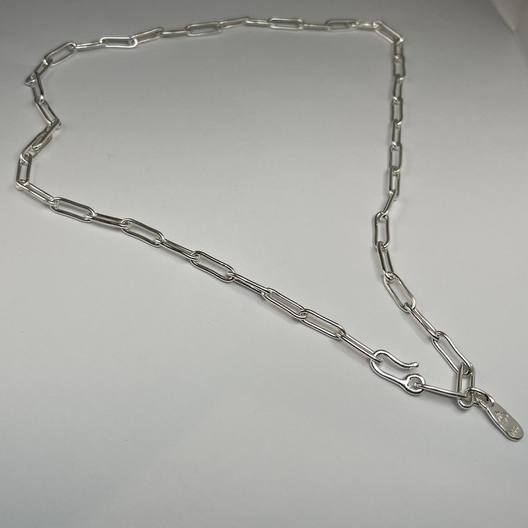 Paper Clip Fused Necklace